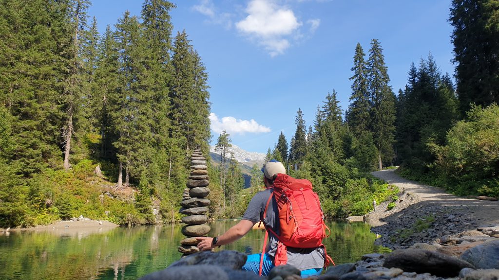 Verwallsee - Blick auf Weißschroffenspitze